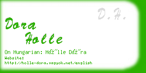 dora holle business card